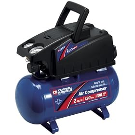Campbell Hausfeld FP2048 2-Gallon Air Compressor & 8 Piece Accessory Kit.