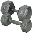 Champion Barbell 20-Pound Solid Hex Dumbell with Ergonomic Grip