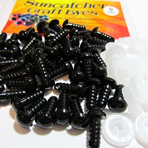 Black Craft Eyes Value Pack - 10 Pair in 9mm