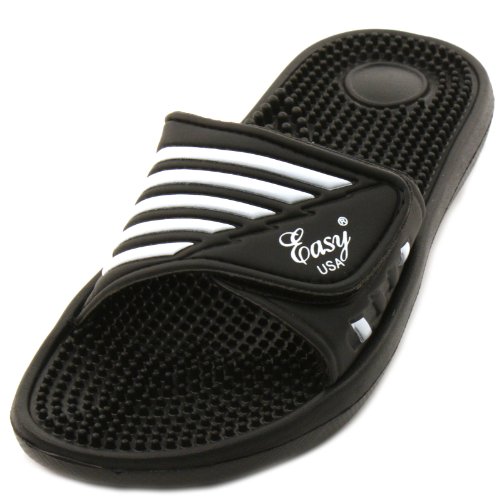 Corona Extra Square Straw Weave Leather Strap Mens Sandals ...