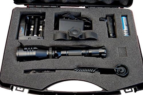 Ultra Stream Led Cree Green Flashlight, Predator Hunting Kit, Gun Mount 300 Yards