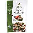 Simply Organic Garlic Vinaigrette Dressing, 1-Ounce Packets (Pack of 24)