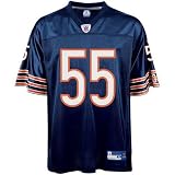 Chicago Bears #55 Lance Briggs Navy Replica Football Jersey by Reebok at cubworld