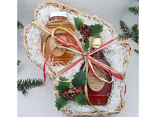 Honey and Maple Wisconsin Celebration Gift Basket