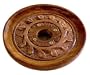 Wooden Carved "Vines" 4" Incense Burner - Cones or Sticks