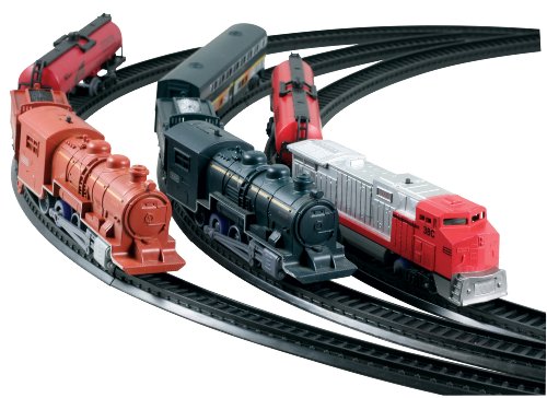 Scout Series 10 Piece Classic Train Set, Three Pack Railroading Playset
