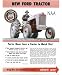 1953 1954 1955 FORD TRACTOR NAA Sales Brochure Book