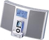 TEAC SRLX5iS Hi-Fi Table Radio with iPod Dock (Silver)