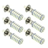 Deqna（TM）6×車H1 68 SMD LEDキセノンフォグビームヘッドライトランプ電球12Vホワイト