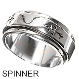 Sterling Silver Ring - Spinner - Size: 8-13