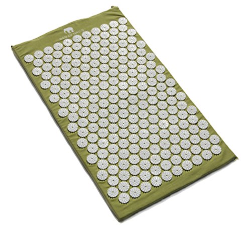 Bed of Nails Acupressure Mat-Relieves Neck/Back Pain, Sciatic Nerve, Stress, Insomnia,