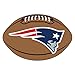 FANMATS 5799 New England Patriots Football Rug - 20.5in. x 32.5in. | Sports Fan Home Decor Rug and Tailgating Mat