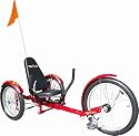 Triton Pro Tri-501R Ultimate Three-Wheeled Cruiser - Red