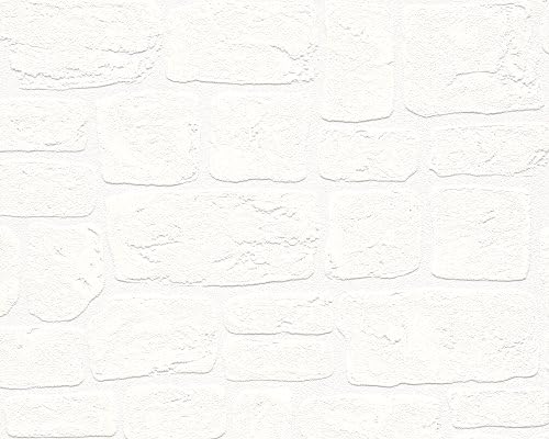 A.S. Création vinyl wallpaper Dekora Natur 5 204042 white