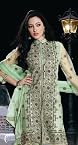 Designer Shimmer Net with Ari Work Unstitched Salwar Kameez - 15006C