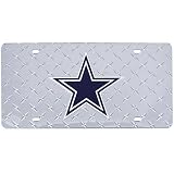 Dallas Cowboys Diamond Laser License Plate