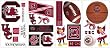 RoomMates RMK1102SCS University of South Carolina Peel & Stick Appliques