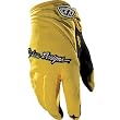 Troy Lee Designs XC Men's MX Motorcycle Gloves w/ Free B&F Heart Sticker Bundle - Yellow