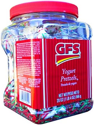 GFS Holiday Yogurt Pretzels - 20 Oz Jar