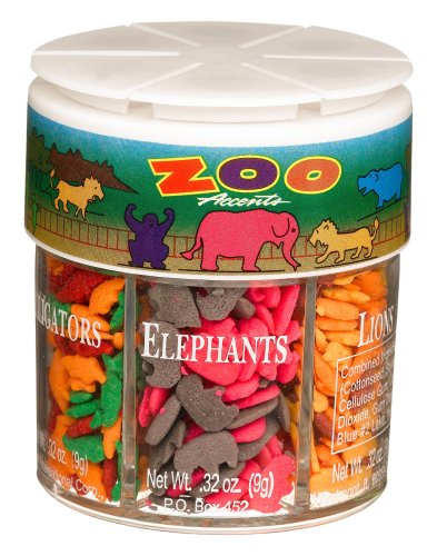 Dean Jacobs 6 Zoo Accents, Regular, 1.92-Ounce Jars (Pack of 4) by Dean Jacobs