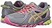 ASICS Women's Gel-Sonoma 2 Trail Runner, Aluminum/Neon Lime/Hot Pink, 9 M US