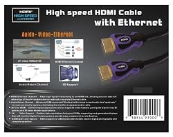 Pro-Techgroup&reg; 6ft Premium HIGH SPEED HDMI with Ethernet, 3D, Deep color for Blu-Ray, 3D TV, Cable box, PS3, X-box, HD-DVR
