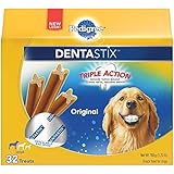 PEDIGREE DENTASTIX Original Large Treats for Dogs - 1.72 Pounds 32 Treats