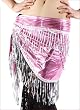 Store711 Sequins Tassel Triangle Towel