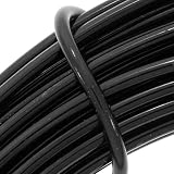 Aluminum Craft Wire Black 12 Gauge 39 Feet (11.8 Meters)