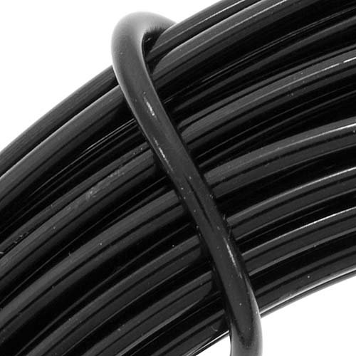 Aluminum Craft Wire 12 Gauge 39 Feet BLACK