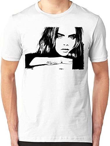 Mostee Cara Delevingne White Men's T-Shirt