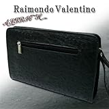 オーストリッチ型押しRaimondoValentinoセカンドバックKT563BK