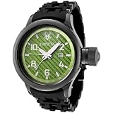 Invicta Men’s 0575 Russian Diver Collection Green Dial Polyurethane Watch