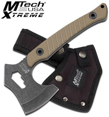MTECH XTREME MX-AXE10TN 8.25 AXE TAN G10 HANDLE