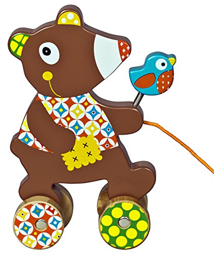 Woodours Pull-Along Bear