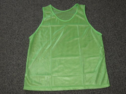 Set of 12 ~ Scrimmage Vests Vests Pinnies Soccer ~ Adult Green