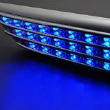 2 Piece of 24 Blue LED Roadster Coupe Turbo Racing Car SUV Truck Air Scroop Hood... by Astra Security
