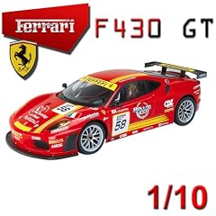 FERRARI F430 GT original 1/10 rc ferngesteuertes Lizenzauto Modellauto Rallye/Auto/Car/Fahrzeug in ROTER SONDEREDITION! Inkl. aufladbarem Akku, Fernsteuerung, Ladeger�t, Batterie f�r die Fernsteuerung! Fertig Montiert (Ready-To-Drive)! Ma�stab 1:10!