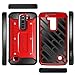 Evocel Explorer Series Phone Case Compatible with K7, Tribute 5 with Belt Clip Holster and Slim Profile, Red