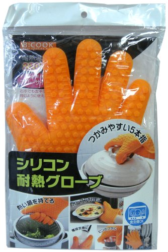 大和物産 シリコングローブ オレンジ
