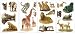 Tools & Hardware : Safari Zebra Lion Animals Peel & Stick Wall Stickers
