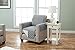 Home Fashion Designs Reversible Chair Protector. Furniture Protectors for Living Room with Secure Straps. Furniture Protectors for Kids, Dogs and Pets. (Chair, Charcoal/Beige)
