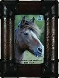 River's Edge Realistic Leather Looking Picture Frame