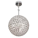 Checkolite Crystal Sphere 21 Diameter 8 Light Chandelier