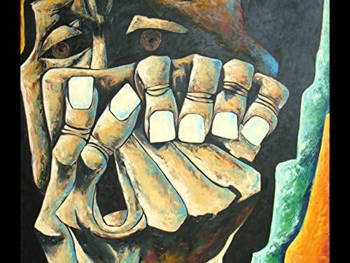 Guayasamin Oswaldo, TITULO: ojos manos, LITHOGRAPHY TECNIQUE 65X50 cmts . PAPER BFK France (WATERMARK) edition 90