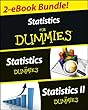 Statistics I & II For Dummies 2 eBook Bundle: Statistics For Dummies & Statistics II For Dummies