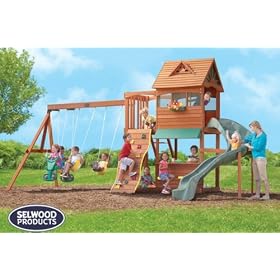 Aire de jeux en bois Stonybrook Lodge