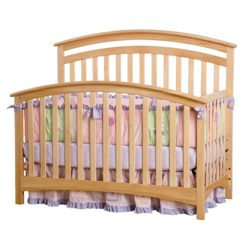 Bassettbaby Mission Bay 4 in 1 Crib, Natural