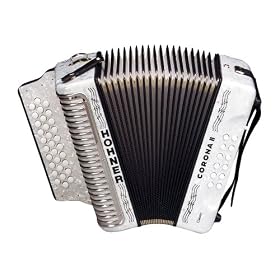 Hohner HA3522WPGCF Corona II Classic Accordion in White Pearl