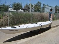 TMS CART-CANOE/KAYAK-KY001 Jon Boat Kayak Canoe Carrier Dolly Trailer Tote Trolley Transport Cart Wheel by T-Motorsports
